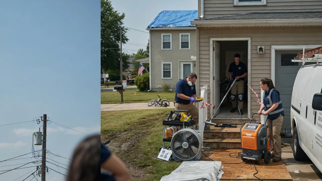 Water Damage Repair in Wardville, OK near me